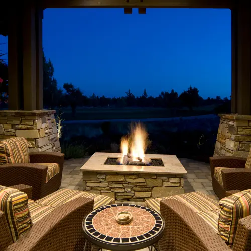 Built-in Fire Pits and Braai Areas